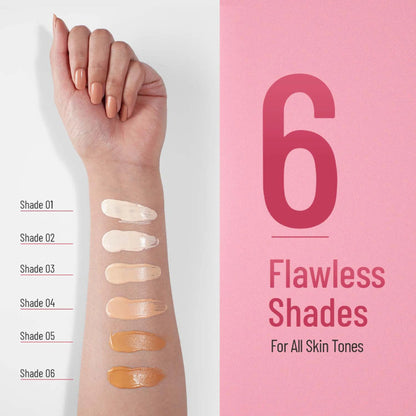Swiss Beauty Shiny Pearl Water Drop Blemish Balm BB Foundation - 1 - 40 ml