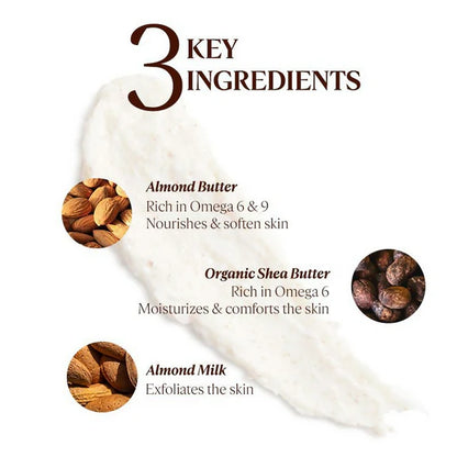 L'Occitane Exfoliating & Smoothing Almond Delicious Paste Body Scrub - 200 ml