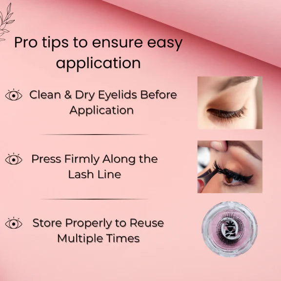 BOBI Self Adhesive Eyelashes SA47 Fox Lash Style – Outer Edge Lift - 1 pair