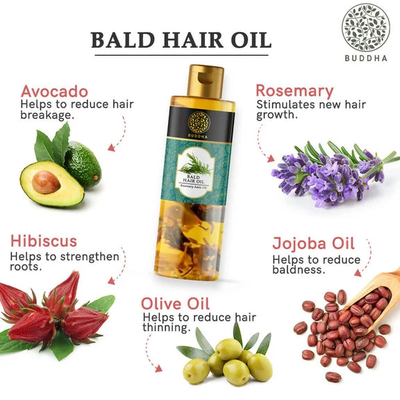 Buddha Natural Anti Bald Hair Oil - 150 ml