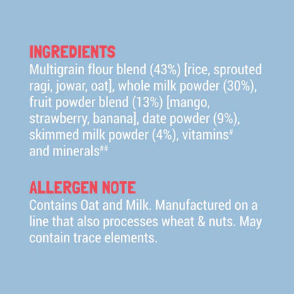Slurrp Farm Multigrain Millets and Mixed Fruit Cereal with Milk - 200 gm