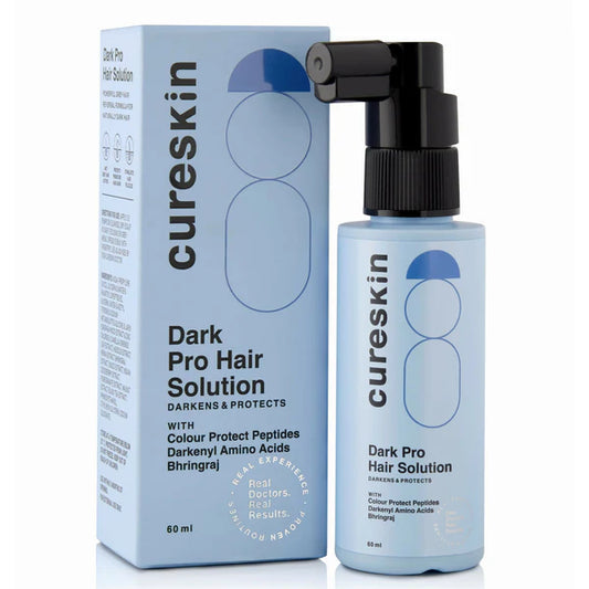 Cureskin Dark Pro Hair Solution Natural Hair Darkener with Colour Protection - 60 ml