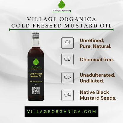 Village-Organica Cold Pressed Neem Oil - 750 ml