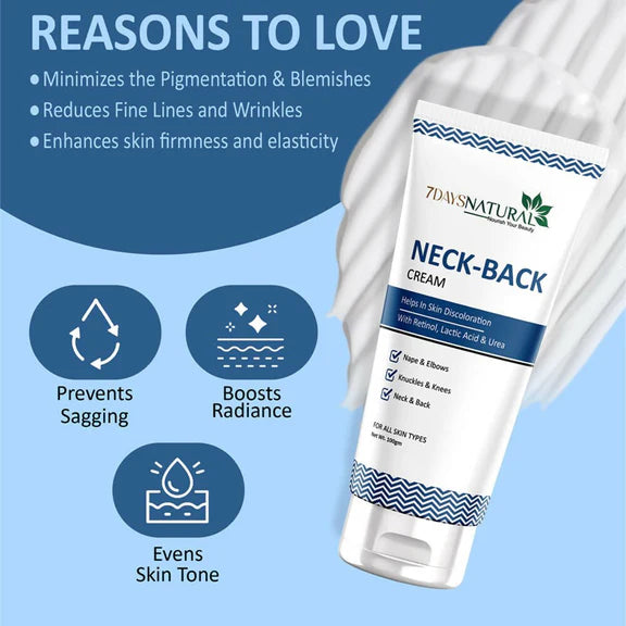7 Days Neck Back Cream - 100 gm