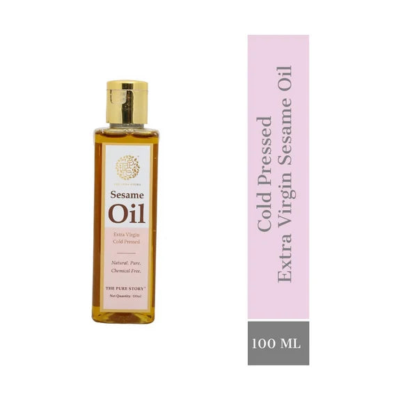The Pure Story Natural Cold Pressed Oil for Hair & Skin with Seasame - 100 ml