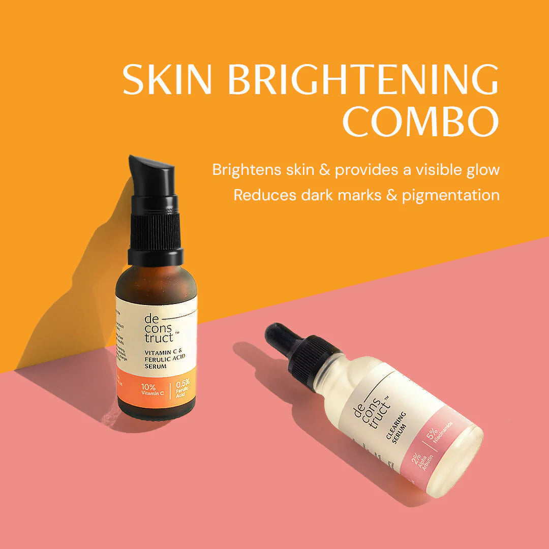 Deconstruct Brightening Duo - Vitamin C Serum + Clearing Serum