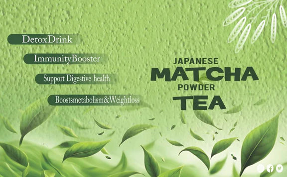 Eteasy Japanese Matcha Sonti Mix Milk Drink Kashmiri Kesar Saffron Mix Powder - 400 gm