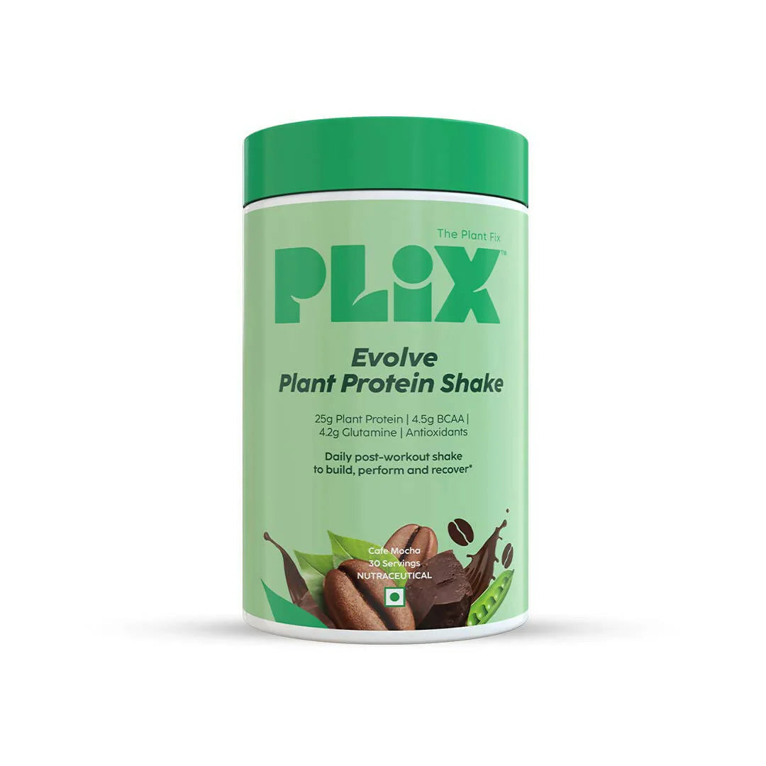 PLIX The Plant Fix Evolve Plant Protein Shake Powder - Cafe Mocha
