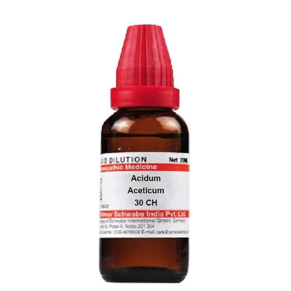 Dr. Willmar Schwabe India Acidum Aceticum Dilution -30 CH