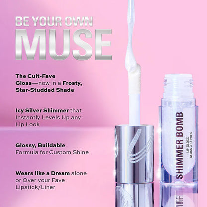 Makeup Revolution Metallic Muse Shimmer Bomb Lip Gloss - 4.5 ml