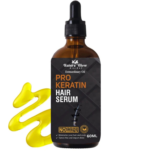 Nature Glow Herbal Pro Keratin Hair Serum - 60 ml