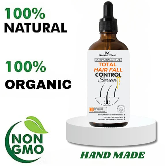 Nature Glow Herbal Total Hair Fall Control Serum - 60 ml