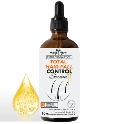 Nature Glow Herbal Total Hair Fall Control Serum - 60 ml