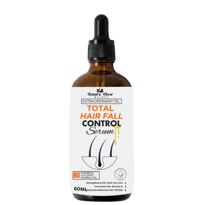 Nature Glow Herbal Total Hair Fall Control Serum - 60 ml