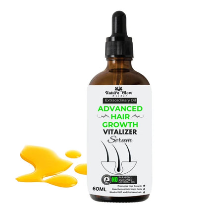 Nature Glow Herbal Advanced Hair Growth Vitalizer Serum - 60 ml