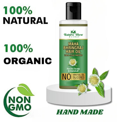 Nature Glow Herbal Bhringraj Oil - 200 ml