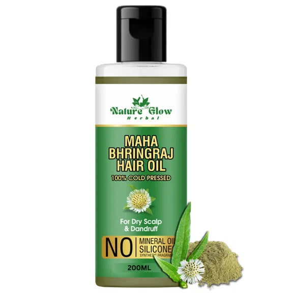 Nature Glow Herbal Bhringraj Oil - 200 ml