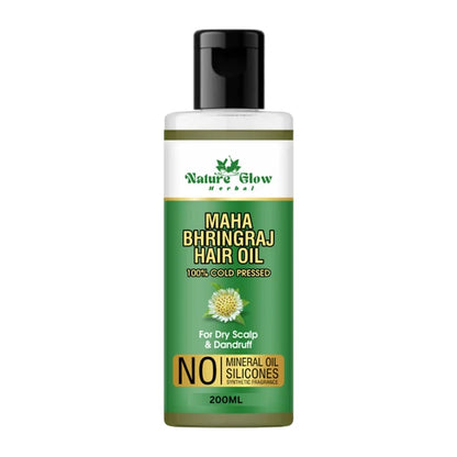 Nature Glow Herbal Bhringraj Oil - 200 ml
