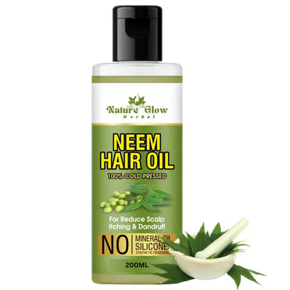 Nature Glow Herbal Neem Hair Oil - 200 ml