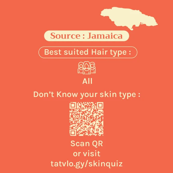 Tattvalogy Jamaican Black Castor Oil-Traditional Recipe, Boosts Hair Volume, Perfect for Curly Hair - 100 ml