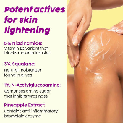 PLIX The Plant Fix Pineapple 5% Niacinamide Bright Polishing Cream For Neck, Knees & Elbows -