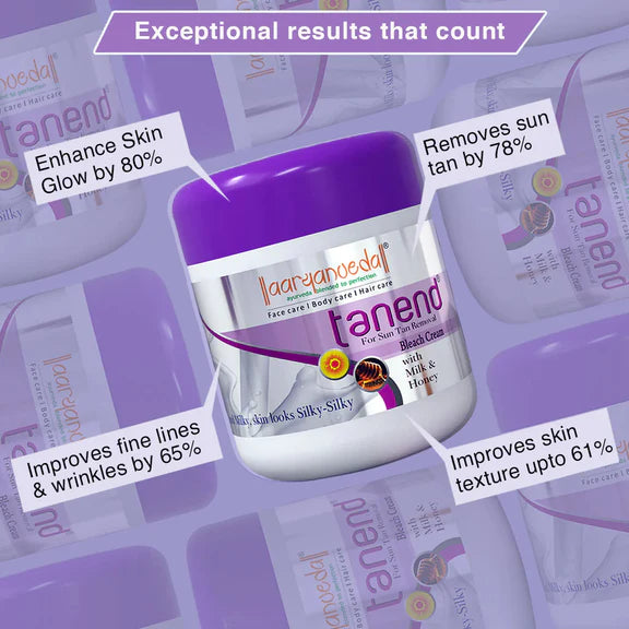 Aryanveda Tanend Bleach Cream - 450 gm