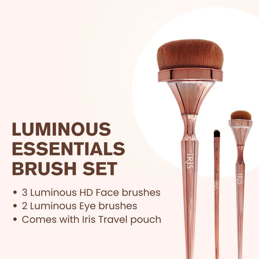 IRIS COSMETICS Luminous Essential Brush Set - 5 pcs