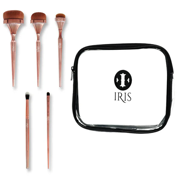 IRIS COSMETICS Luminous Essential Brush Set - 5 pcs