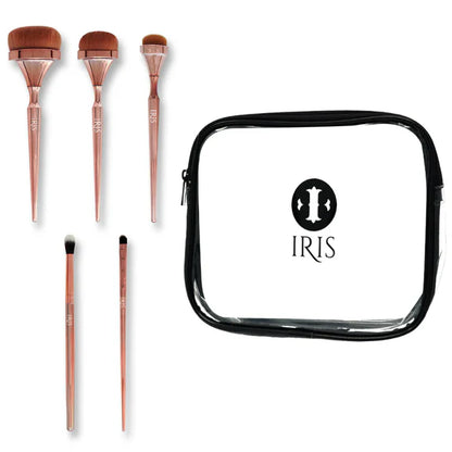 IRIS COSMETICS Luminous Essential Brush Set - 5 pcs