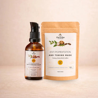 Anti-Pigmentation Kit - Nutmeg & Arjuna Bark for Uneven Skin Tone