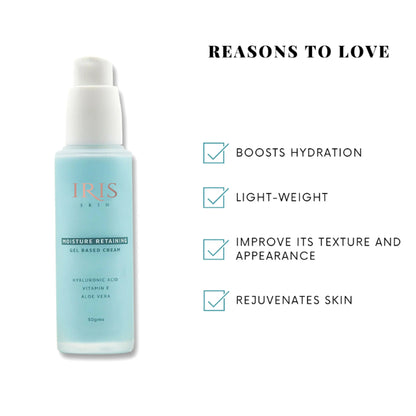 IRIS COSMETICS Skin Moisture Retaining Gel Based Cream - 50 gm