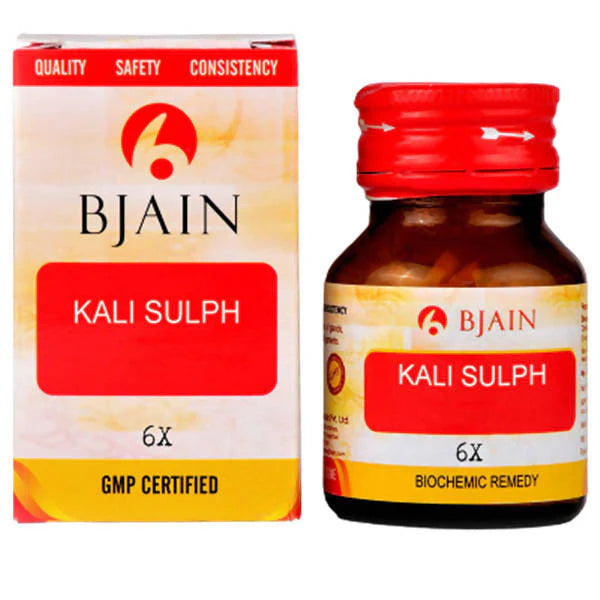 Bjain Homeopathy Kali Sulphuricum Biochemic Tablet -3X