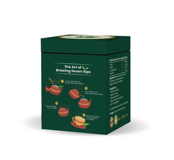 Ventin Organics Seven Sips Complete Care Herbal Tea - 50 gm