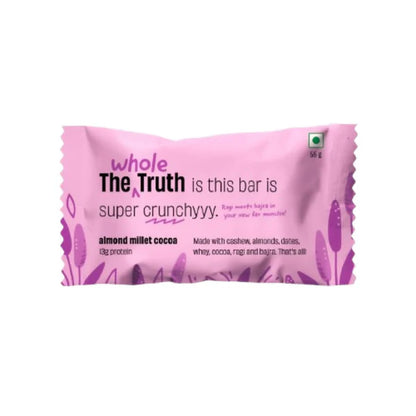 The Whole Truth Protein Bar - Almond Millet Cocoa - 55 gm