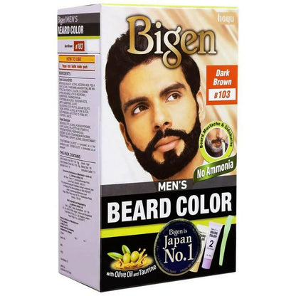 Bigen Men Beard Colour Dark Brown B 103 - 20 gm + 20 gm