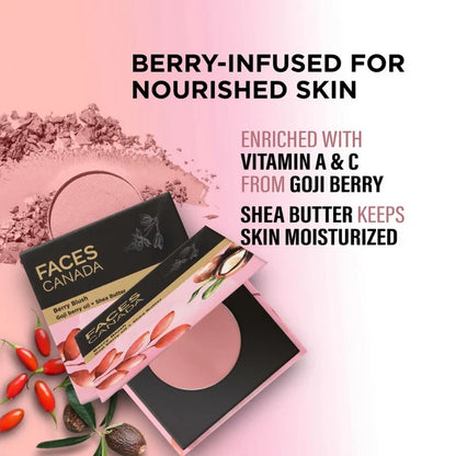 Faces Canada Berry Blush - Hop to the Beach 01 - 4 gm