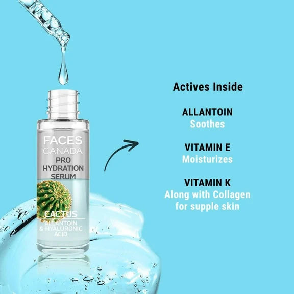 Faces Canada Pro Hydration Serum - Cactus - 27 ml