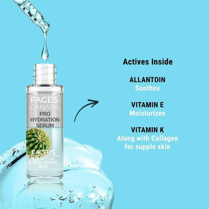 Faces Canada Pro Hydration Serum - Cactus - 27 ml