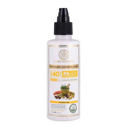 Khadi Natural Moisturising Sunscreen Lotion SPF 40 - 100 ml