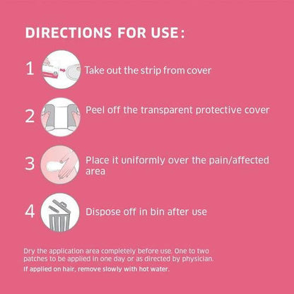 Sirona Period Pain Relief Patches