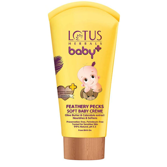 Lotus Herbals Baby+ Feathery Pecks Soft Baby Creme