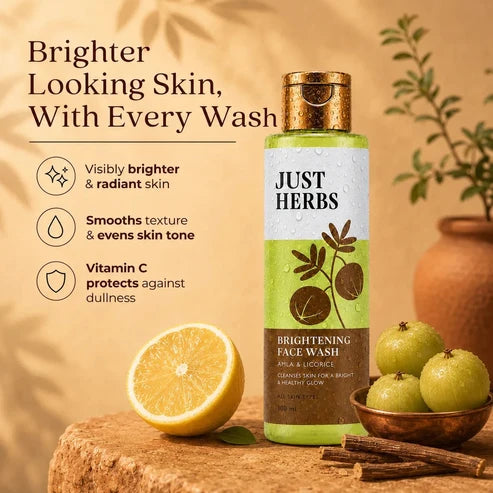 Brightening Face Wash - Vitamin C Amla & Liquorice Root