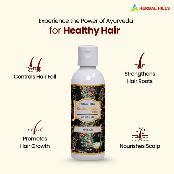 Herbal Hills Kesho Forte Hair Oil - 100 ml