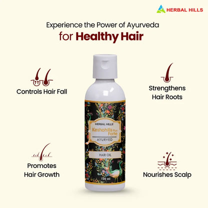 Herbal Hills Kesho Forte Hair Oil - 100 ml