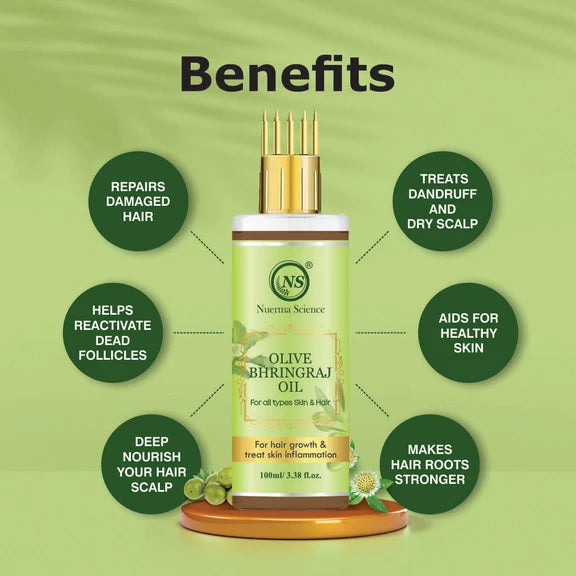 Nuerma Science Olive Bhringraj Oil - 100 ml