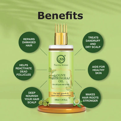Nuerma Science Olive Bhringraj Oil - 100 ml