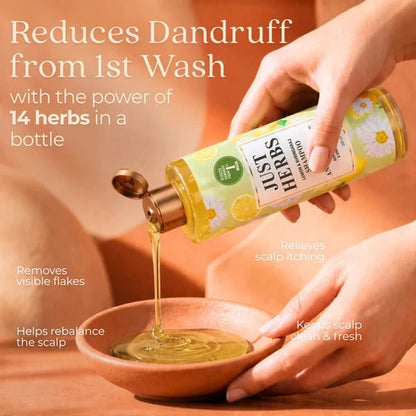 Anti Dandruff Shampoo | Lemon, Bhringraj & 12 Herbs