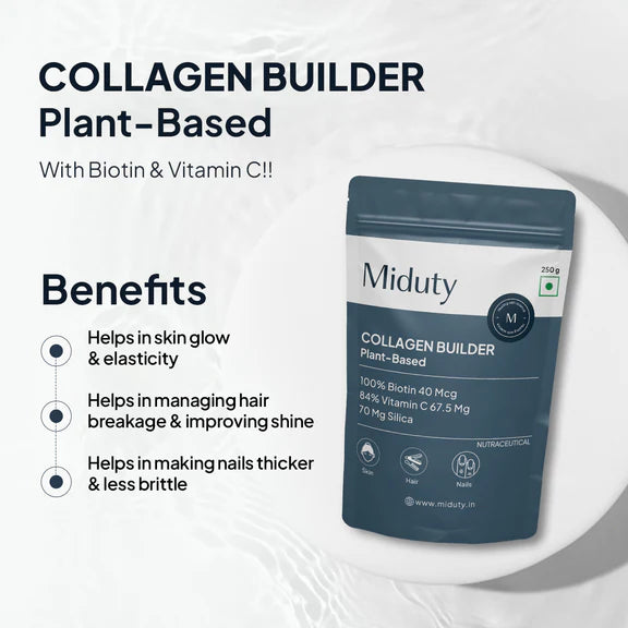 Miduty by Palak Notes Organic Plant Based Collagen - 250 gm