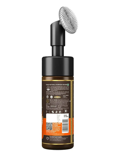 Khadi Natural Vitamin C Foaming Face Wash with In- Built Face Brush - 150 ml
