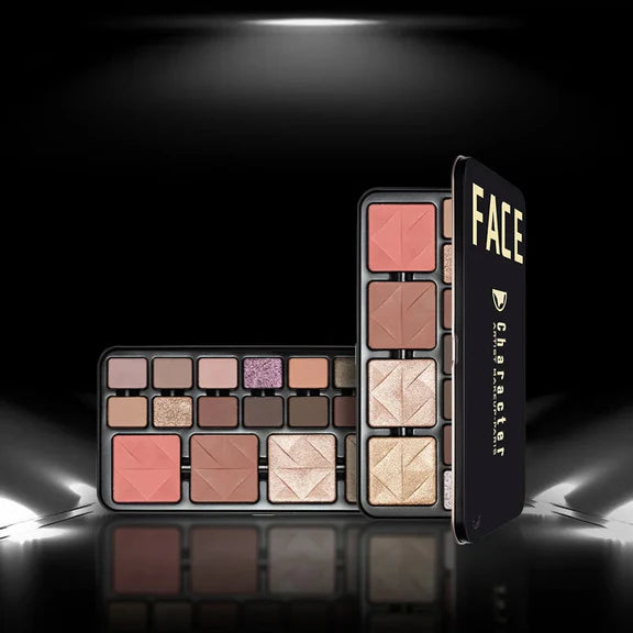 Character Blush-Highlighter-Eyeshadow Palette - C-A303 - 56.8 gm